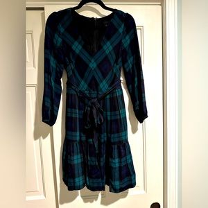 Jcrew plaid dress EUC